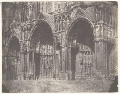 Portal no lado sul da catedral de Chartres de Charles Nègre