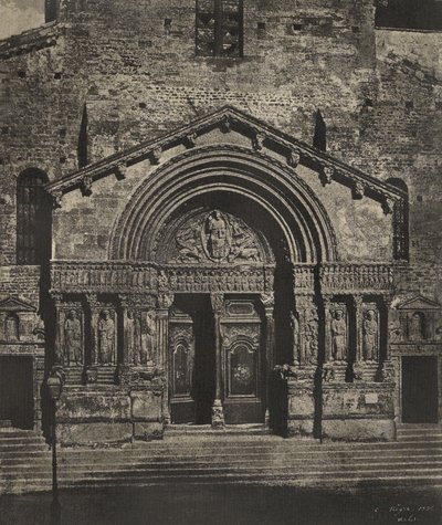 Portal de Saint-Trophime de Arles de Charles Nègre