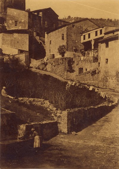 Uma rua em Grasse de Charles Nègre