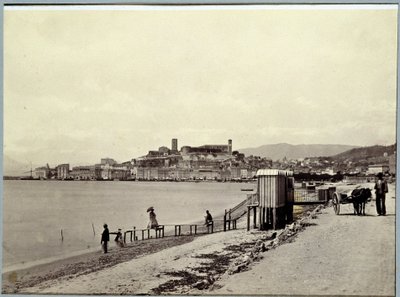Praia de Cannes - Fotografia de Charles Nègre de Charles Nègre