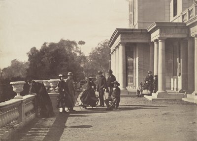 [Lord Brougham e sua família, Cannes], 1862. de Charles Nègre