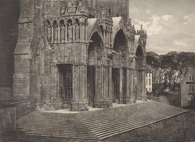 Placa XII Catedral de Chartres, Portico du Midi Placa XII Catedral de Chartres..., 1855. de Charles Nègre