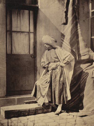[Auto-retrato em Traje Oriental], 1855-60. de Charles Nègre