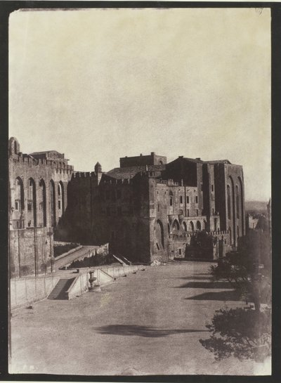 O Palácio do Papa, Avignon de Charles Nègre