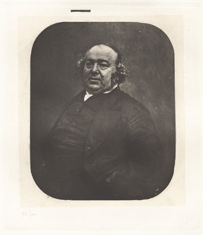Placa IX – Retrato de Jules Janin, depois de Nadar (Placa IX – Retrato de Jules Janin, de Nadar) de Charles Nègre, Nadar, André Jammes