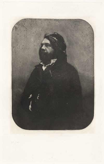 Planche VIII – Retrato de Théophile Gautier, d