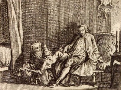 A cortesã apaixonada de Charles Nicolas Cochin