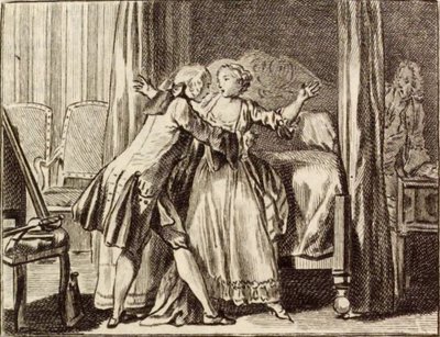 O Orelheiro e o Fixador de Moldes de Charles Nicolas Cochin