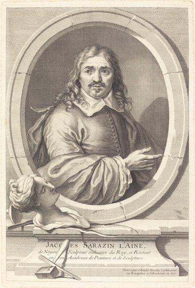 Jacques Sarazin, o Velho de Charles Nicolas Cochin I