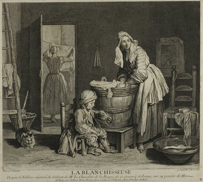 A lavadeira de Charles Nicolas Cochin I