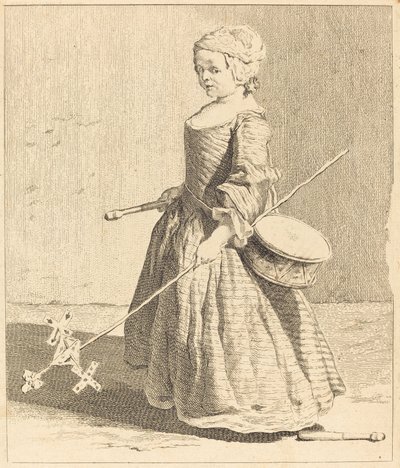 Le Jeune Soldat de Charles Nicolas Cochin I after Jean Siméon Chardin