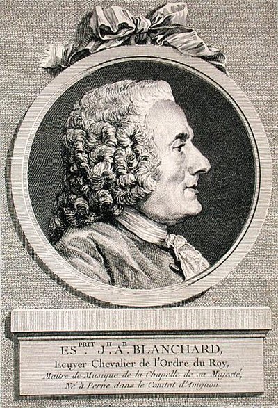 Esprit Joseph Antoine Blanchard (1696-1770) gravada por Augustin de Saint-Aubin (1736-1807) 1767 (gravura) de Charles Nicolas II (after) Cochin