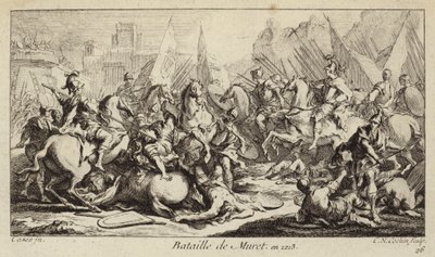 Batalha de Muret, França, Cruzada Albigensiana de Charles Nicolas II Cochin