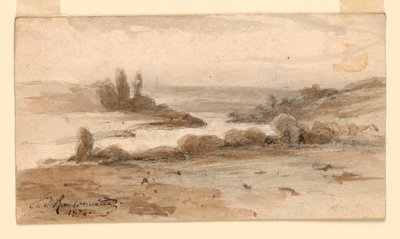 Uma paisagem de Charles Nicolas Ransonnette