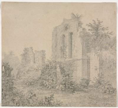 Ruínas de uma abadia. de Charles Norris