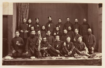 Retrato de grupo militar de Charles Parker