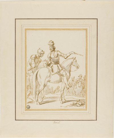 Cavaleiros a cavalo de Charles Parrocel