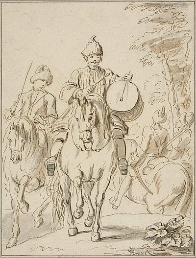 Cavaleiros orientais de Charles Parrocel