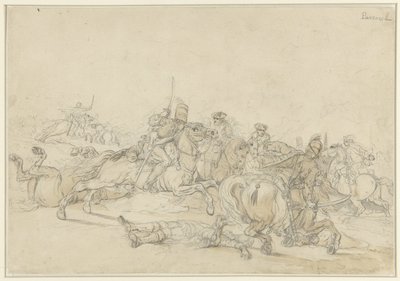 luta equestre de Charles Parrocel
