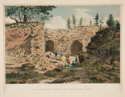 Old Casemates - interior Fort Putnam, West Point de Charles Parsons