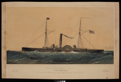 A canhoneira dos Estados Unidos Osceola... de Charles Parsons