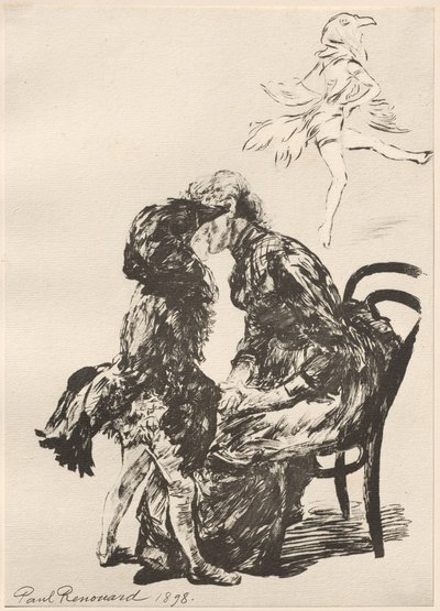 Antes do balé, 1898. de Charles Paul Renouard