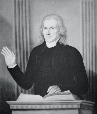 Francis Asbury (litho) de Charles Peale (after) Polk