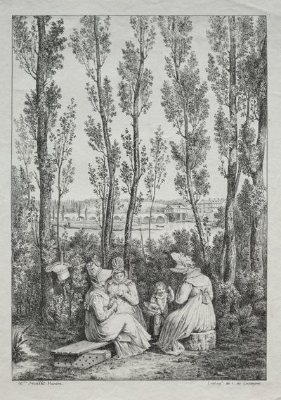 O piquenique. de Charles Philibert Lasteyrie du Saillant