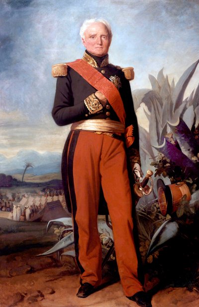 Thomas Robert Bugeaud de la Piconnerie, marechal da França em 1843 de Charles Philippe Lariviere