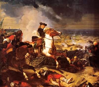 Batalha das Dunas no cerco de Dunquerque, 14 de junho de 1658 de Charles Philippe Lariviere