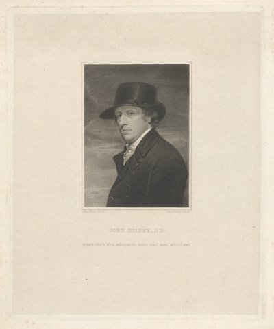 John Disney D.D., nascido a 17 de Setembro de 1746, falecido a 26 de Dezembro de 1816 de Charles Picart