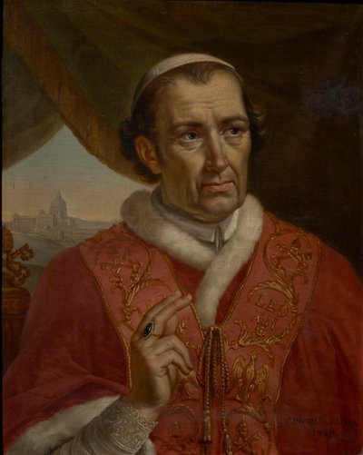 Retrato do Papa Leão XII 1760-1829, 1828. de Charles Picqué