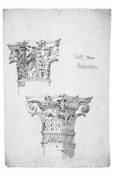 Capitais de Bolonha, 1891 de Charles Rennie Mackintosh