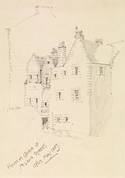 Casa na esquina da Mcleod Street de Charles Rennie Mackintosh