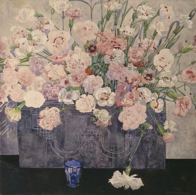 Rosas (aguarela sobre papel) de Charles Rennie Mackintosh