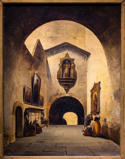 Interior do claustro de Charles Renoux