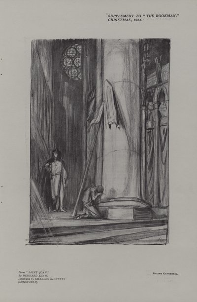 Cena, reims, catedral, são, joan de Charles Ricketts