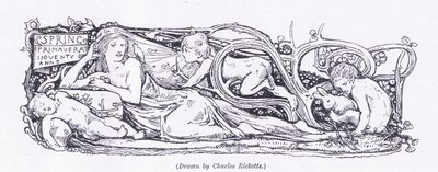 Primavera, da revista de arte de 1893, Cassell and Company, 1893 de Charles Ricketts