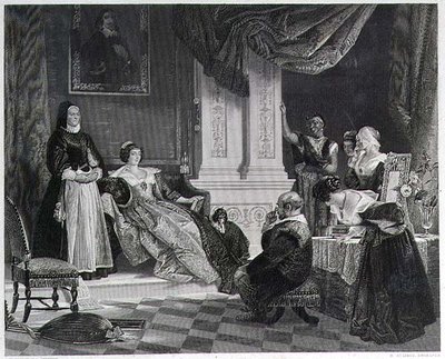 Sancho e a Duquesa, gravada por R. Staines (gravura) (ver também 15321) de Charles Robert (after) Leslie