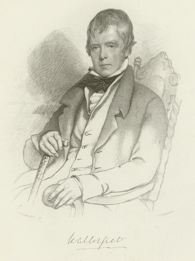 Sir Walter Scott de Charles Robert Leslie