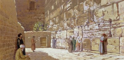 O Muro das Lamentações, em Jerusalém, 1872 de Charles Robertson