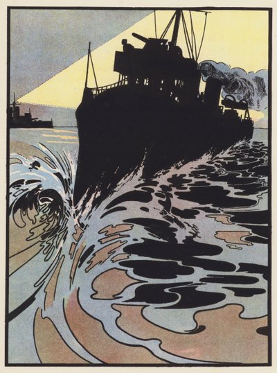 Um Destruidor tentando escapar do Holofote de Charles Robinson