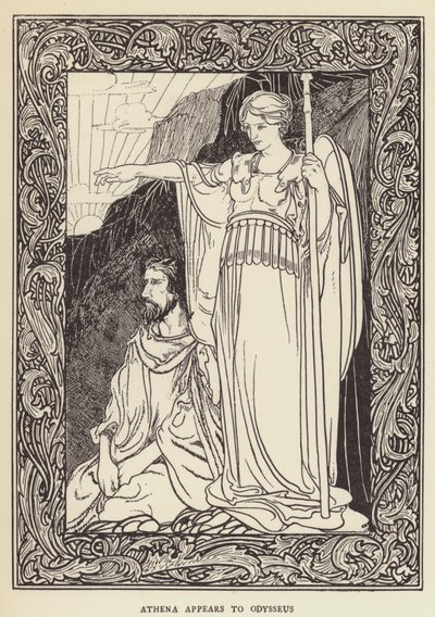 Atena aparece a Odisseu de Sir John Charles Robinson