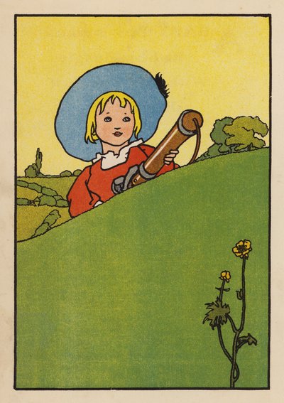 Ilustração para Babes and Birds (litografia a cores) de Charles Robinson