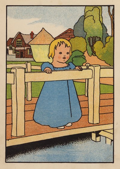 Ilustração para Babes and Birds (litografia a cores) de Charles Robinson