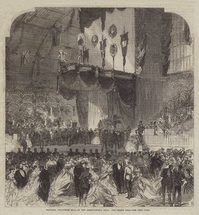 Bola Nacional de Voluntários no Salão Agrícola, o Grand Dais de Sir John Charles Robinson