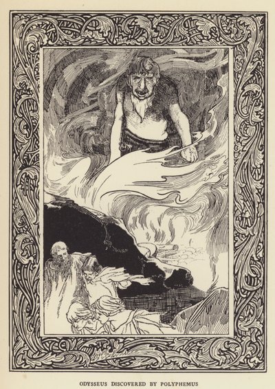 Odisseu descoberto por Polifemo de Sir John Charles Robinson