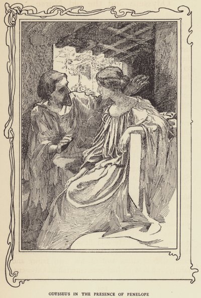 Odisseu na presença de Penélope de Sir John Charles Robinson