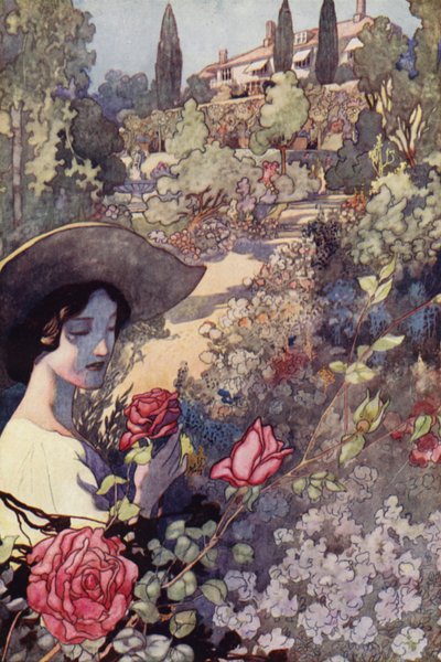 O nosso Jardim Sentimental: Verão (cor litho) de Charles Robinson