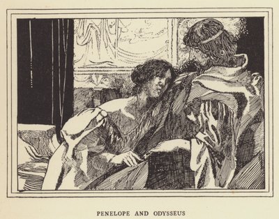 Penélope e Odisseu de Sir John Charles Robinson